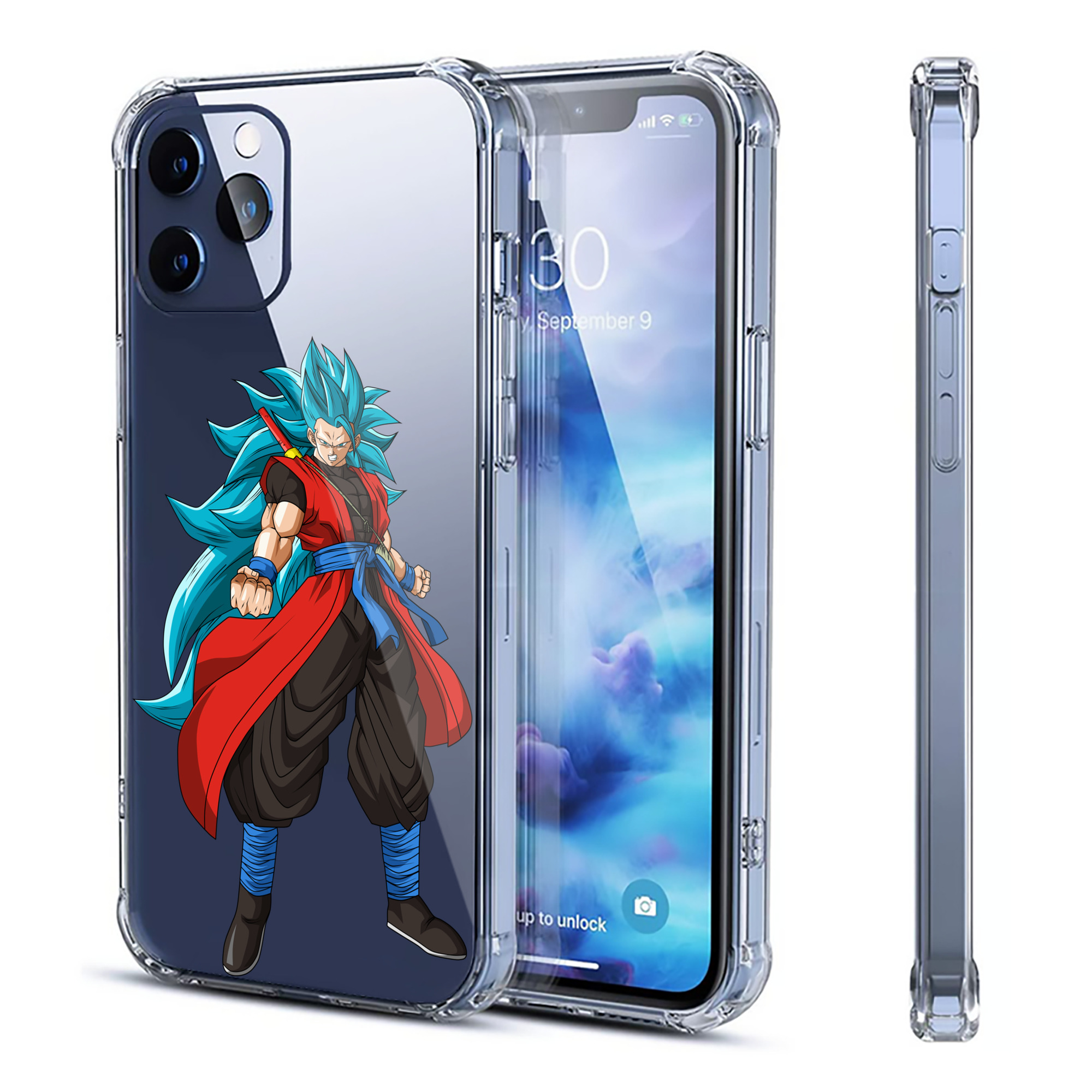 （画像用） ドラゴンボール ベジット DRAGON BALL Vegetto 【iPhone 12シリーズ対応】透明スマホケース（クリアソフトケース）